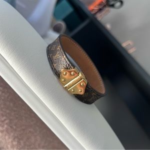 Louis Vuitton leather bracelet!